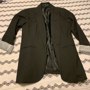 Black long blazer